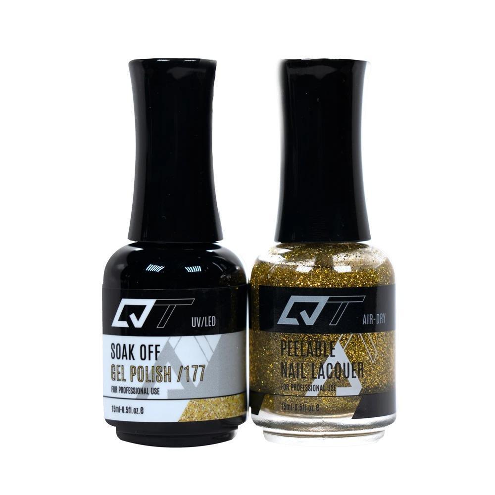  QT 177 - QT Gel Polish & Matching Nail Lacquer Duo Set - 0.5oz by Gelixir sold by DTK Nail Supply