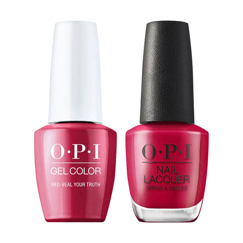 OPI Gel Nail Polish Duo - F07 Red-veal Your Truth