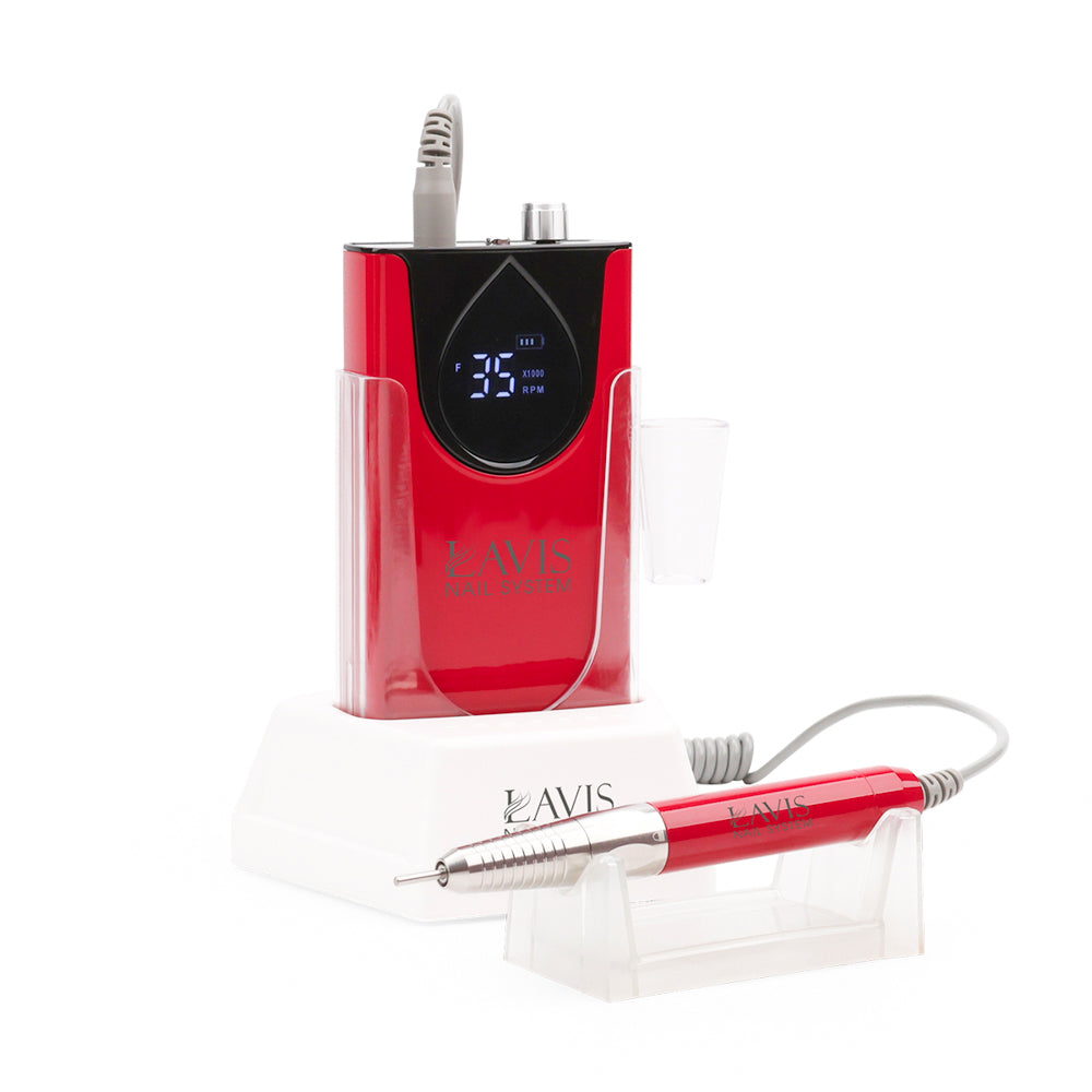 LAVIS Nail Drill - Red