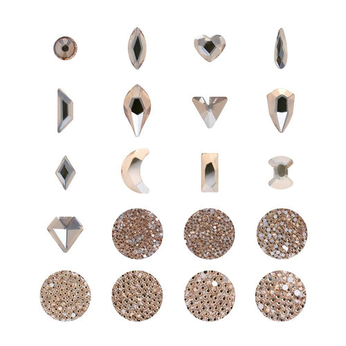  Professional Nail Crystal Kit Multi Shapes Rhinestone - Set D by Rhinestones sold by DTK Nail Supply