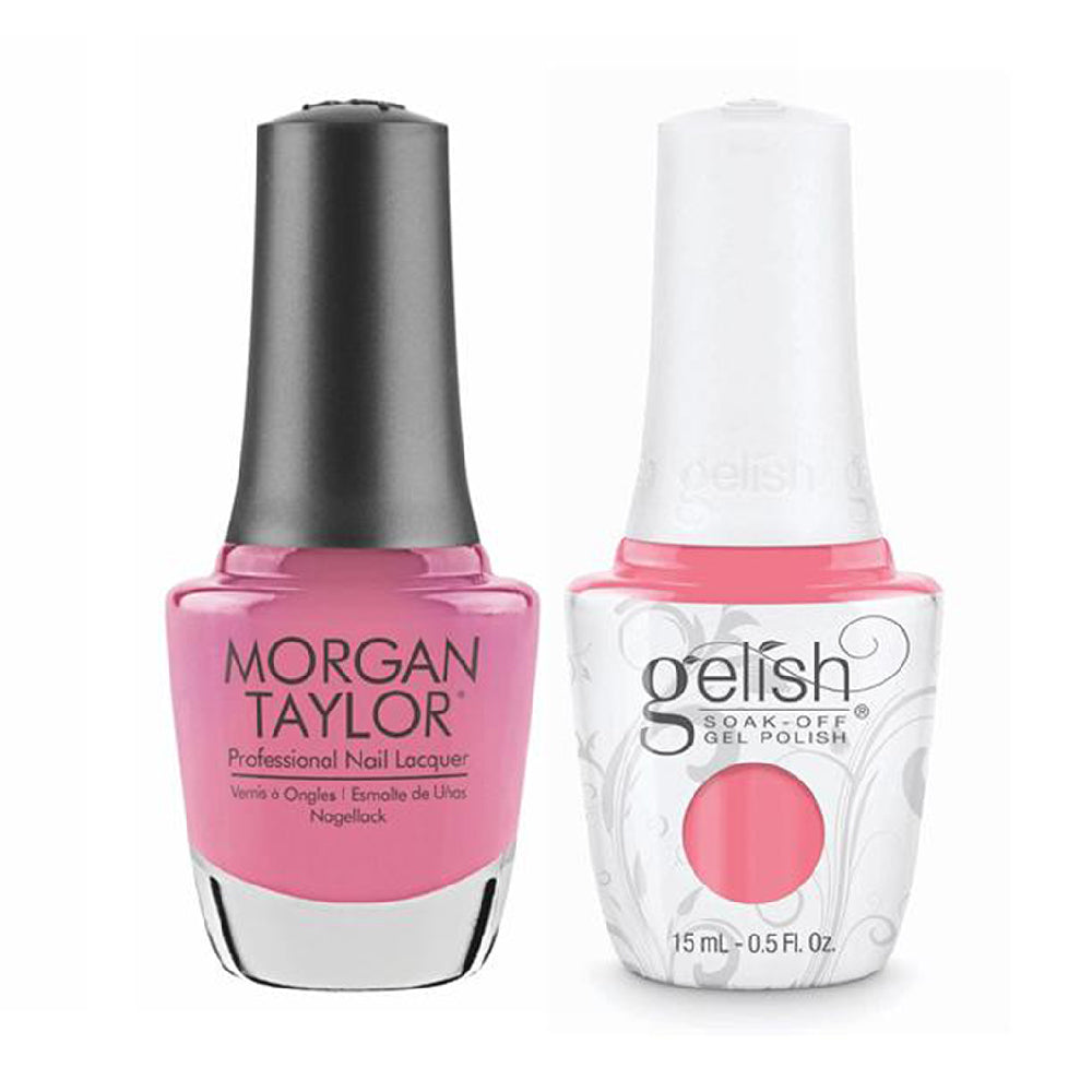 Gelish GE 322 - Rose-y Cheeks - Gelish & Morgan Taylor Combo 0.5 oz