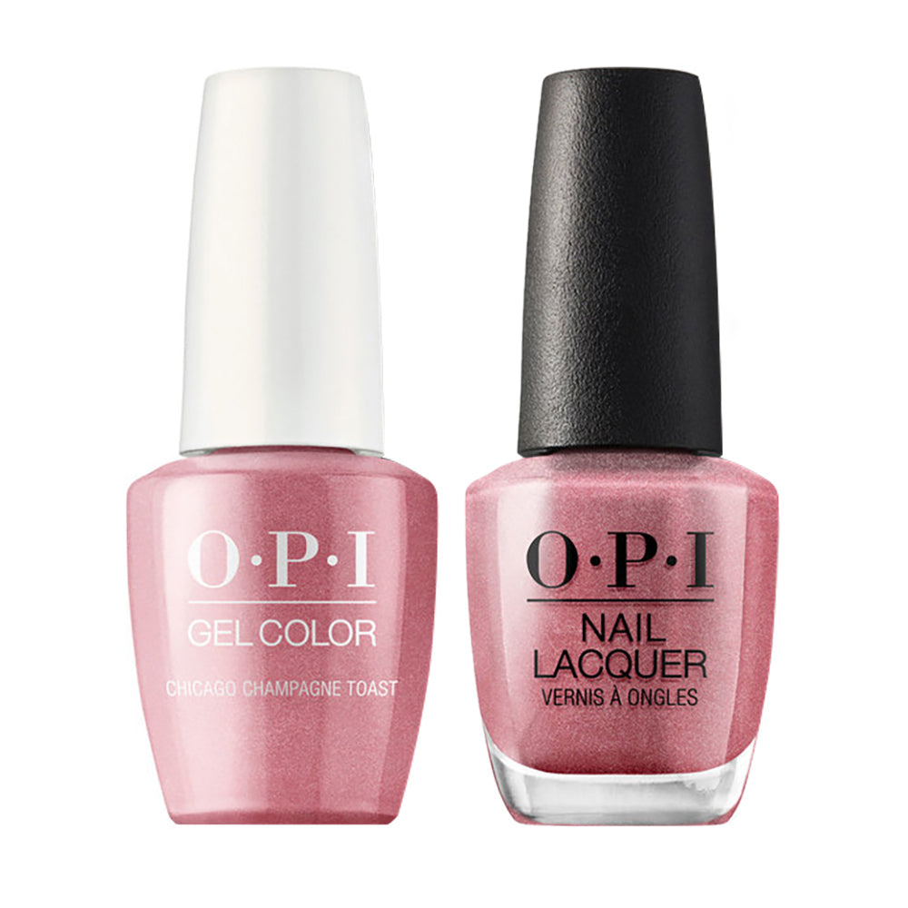 OPI Gel Nail Polish Duo - S63 Chicago Champagne Toast - Pink Colors