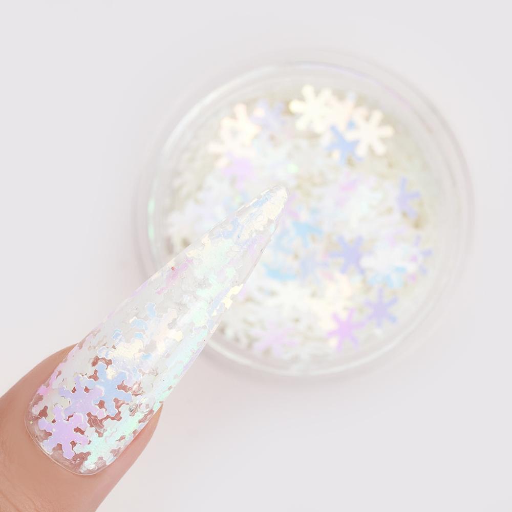 LDS Snowflake Glitter Nail Art - SF01 - Star Aura - 0.5 oz