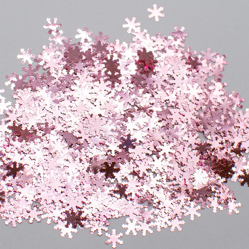 LDS Snowflake Glitter Nail Art - SF05 - Girl Talk - 0.5 oz