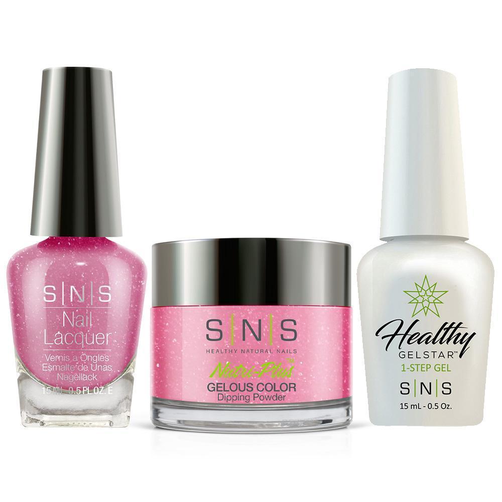 SNS 3 in 1 - BD05 - Pink Platforms - Dip (1.5oz), Gel & Lacquer Matching