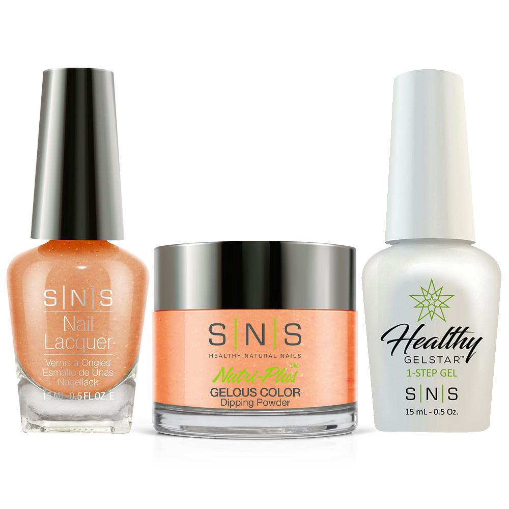  SNS 3 in 1 - BD07 - Satin Doll - Dip (1oz), Gel & Lacquer Matching by SNS sold by DTK Nail Supply
