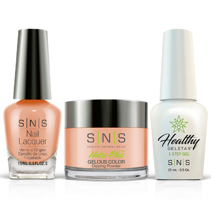 SNS 3 in 1 - SY15 Champagne Brunch Gelous - Dip (1.5oz), Gel & Lacquer Matching