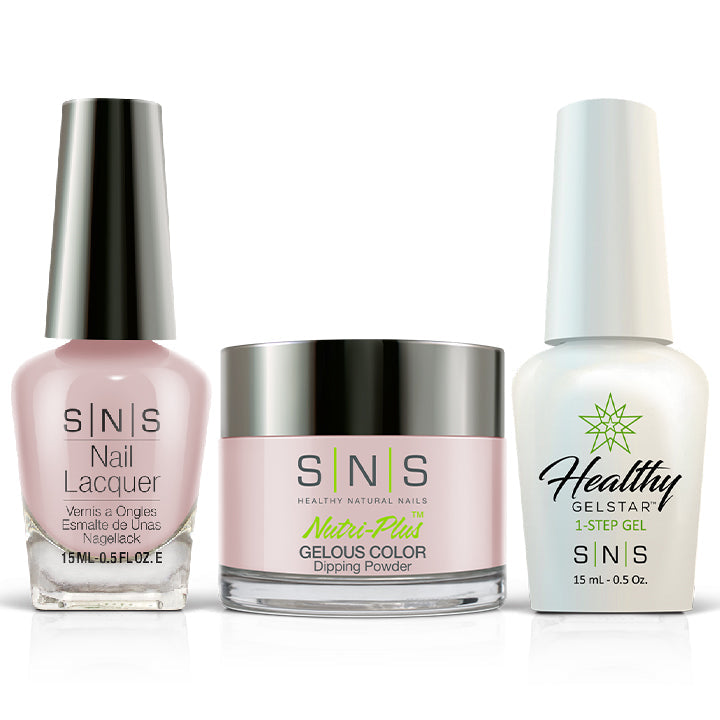 SNS 3 in 1 - SY21 Pink Sandz Of Time Gelous - Dip (1oz), Gel & Lacquer Matching