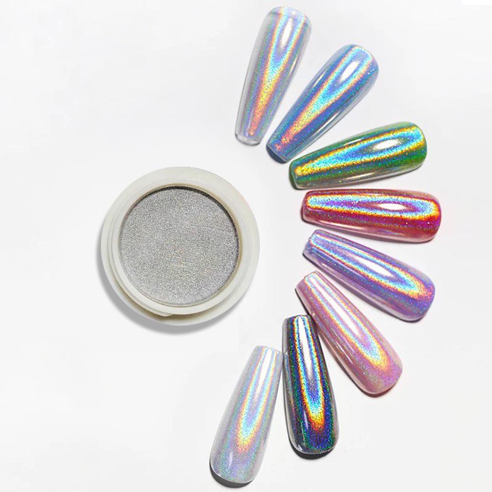 30+ Baddie Nail Art & Valentines Day Nails & Best Acrylic Nails Designs | Holo  nails, Chrome nail powder, Gel nails