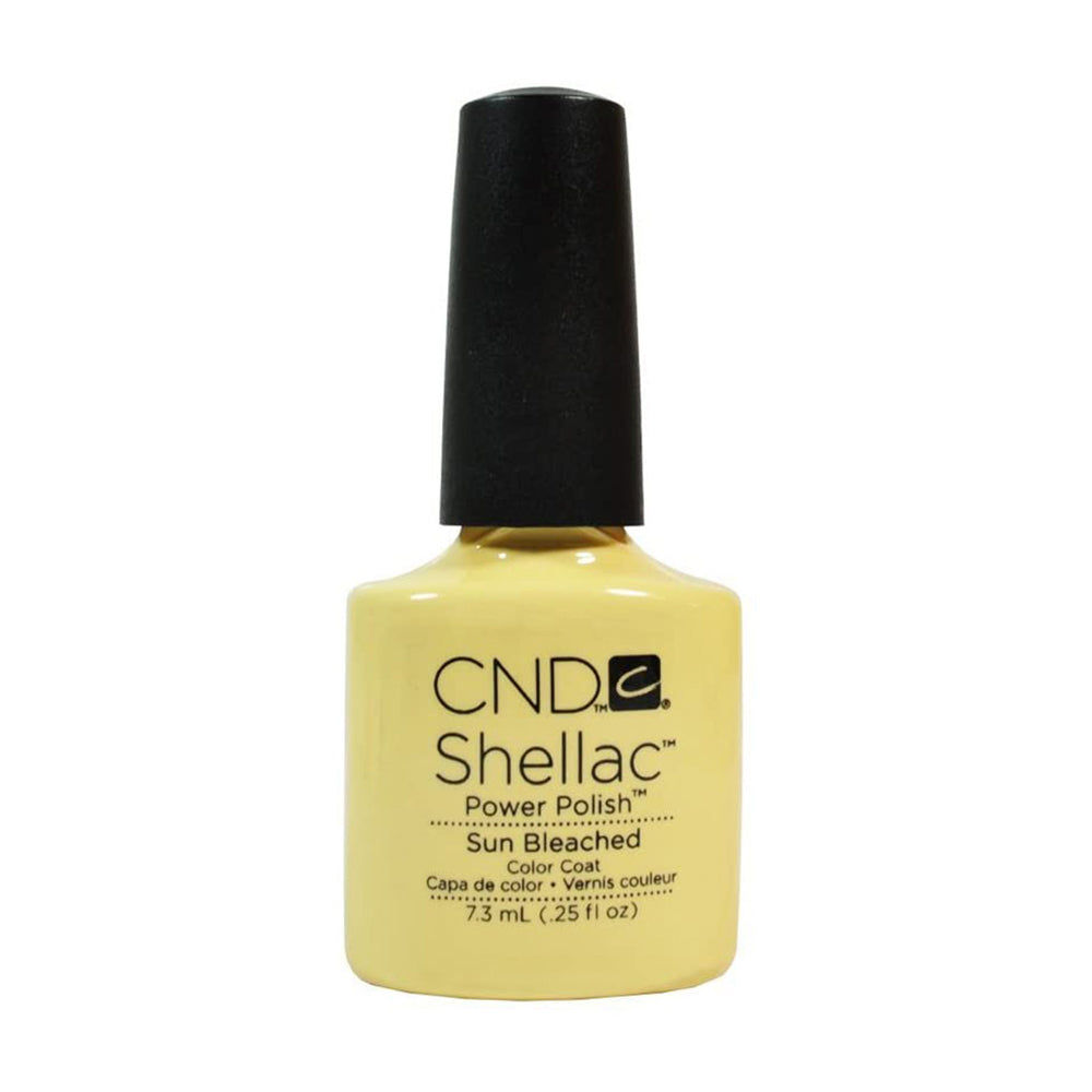 CND Shellac Gel Polish - Yellow Colors - 101 Sun Bleached