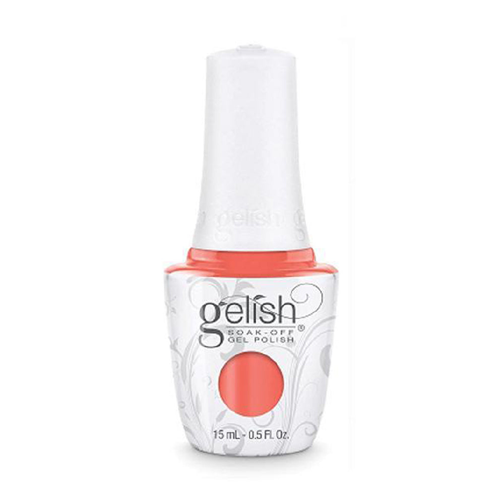 Gelish Nail Colours - Red Gelish Nails - 886 A Petal For Your Thoughts - 1110886