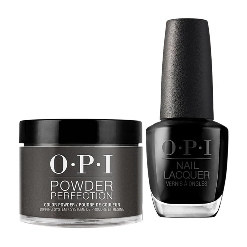OPI - Dip & Lacquer Combo - T02 Black Onyx