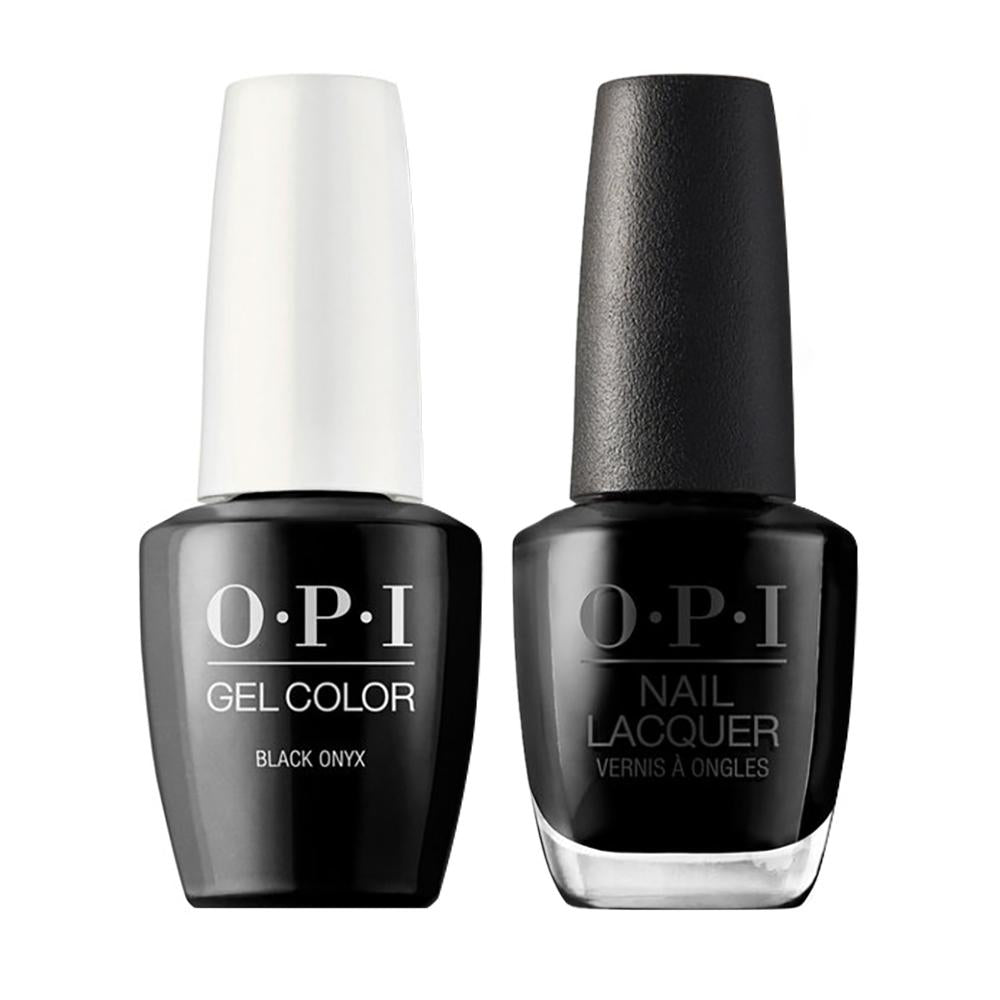 OPI Gel Nail Polish Duo - T02 Black Onyx - Black Colors