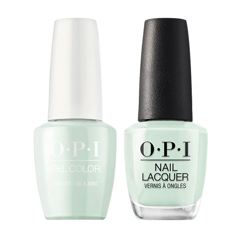 OPI Gel Nail Polish Duo - T72 This Cost Me a Mint - Green Colors