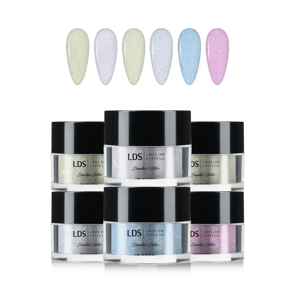 LDS Glitter UV (6 colors) : UV01 - UV06 0.5oz