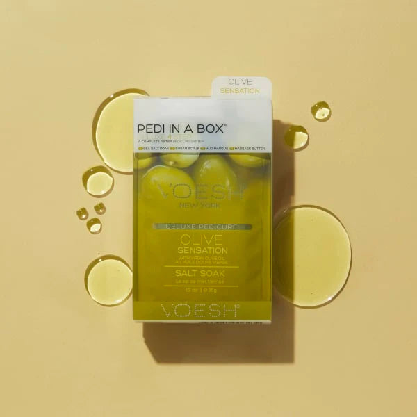 VOESH - CASE OF 50 Pedi a Box (4 Step) - OLIVE