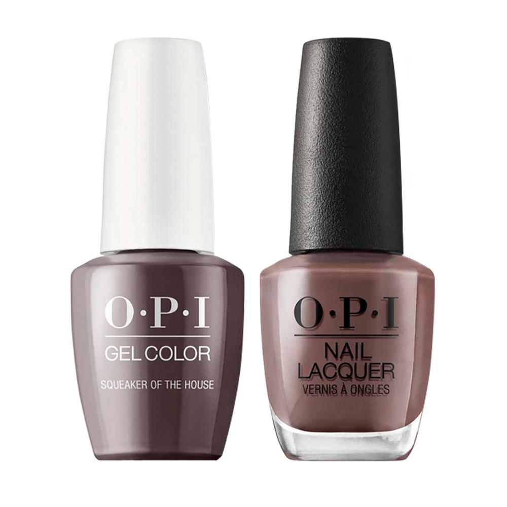 OPI Gel Nail Polish Duo - W60 Squeaker of the House - Brown Colors