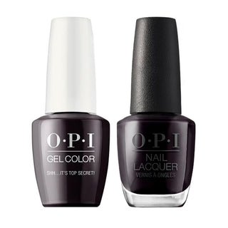 OPI Gel Nail Polish Duo - W61 Shh... It's Top Secret! - Brown Colors