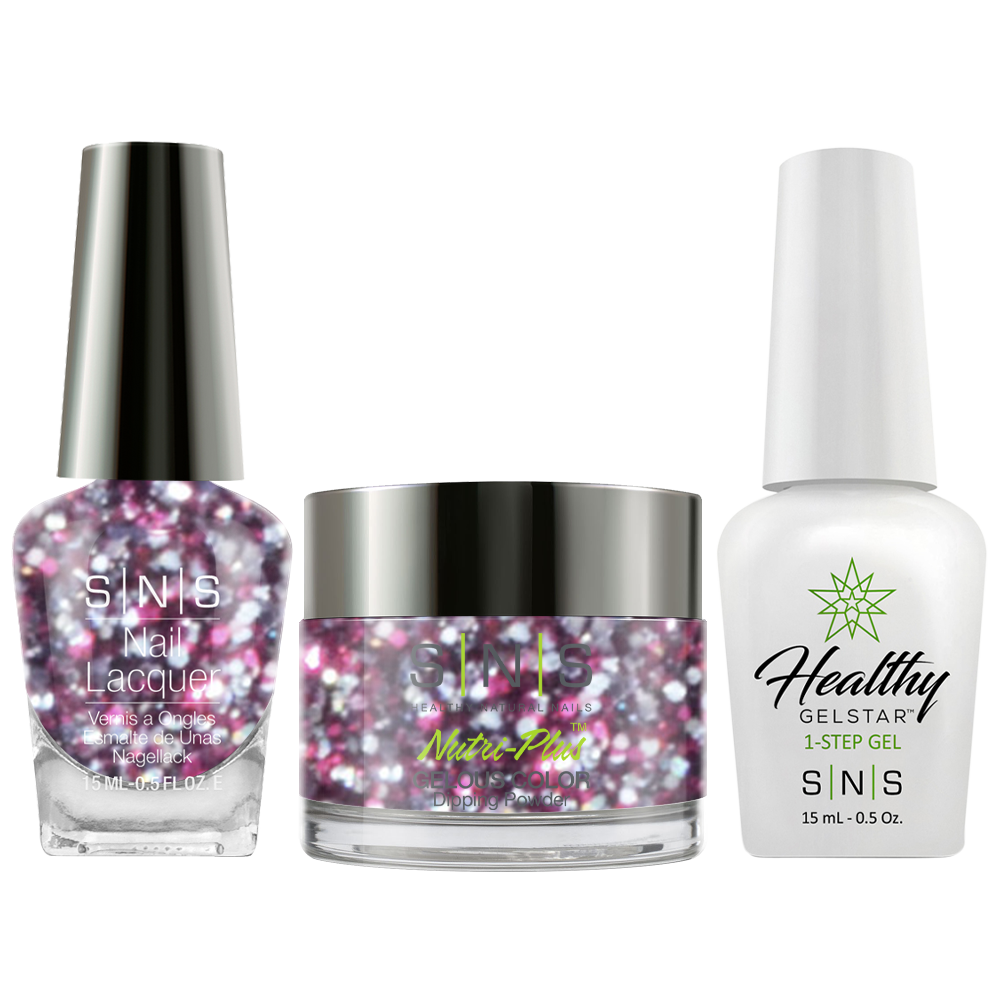SNS 3 in 1 - WW29 Under The Mistletoe - Dip (1oz), Gel & Lacquer Matching