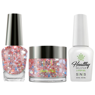 SNS 3 in 1 - WW31 Ice Garden - Dip (1oz), Gel & Lacquer Matching
