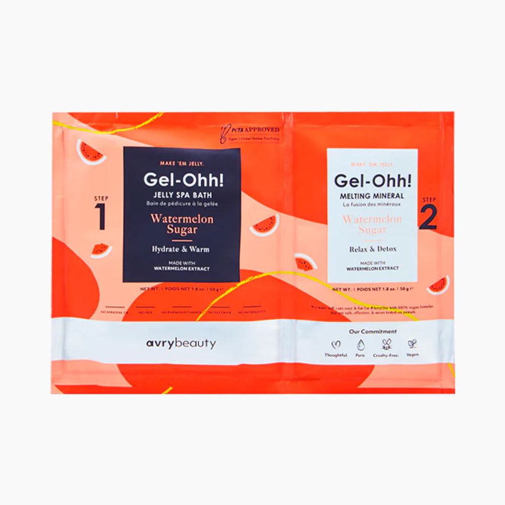 AVRY BEAUTY - CASE OF 30 - Gel-Ohh! Jelly Spa Bath - WATERMELON SUGAR