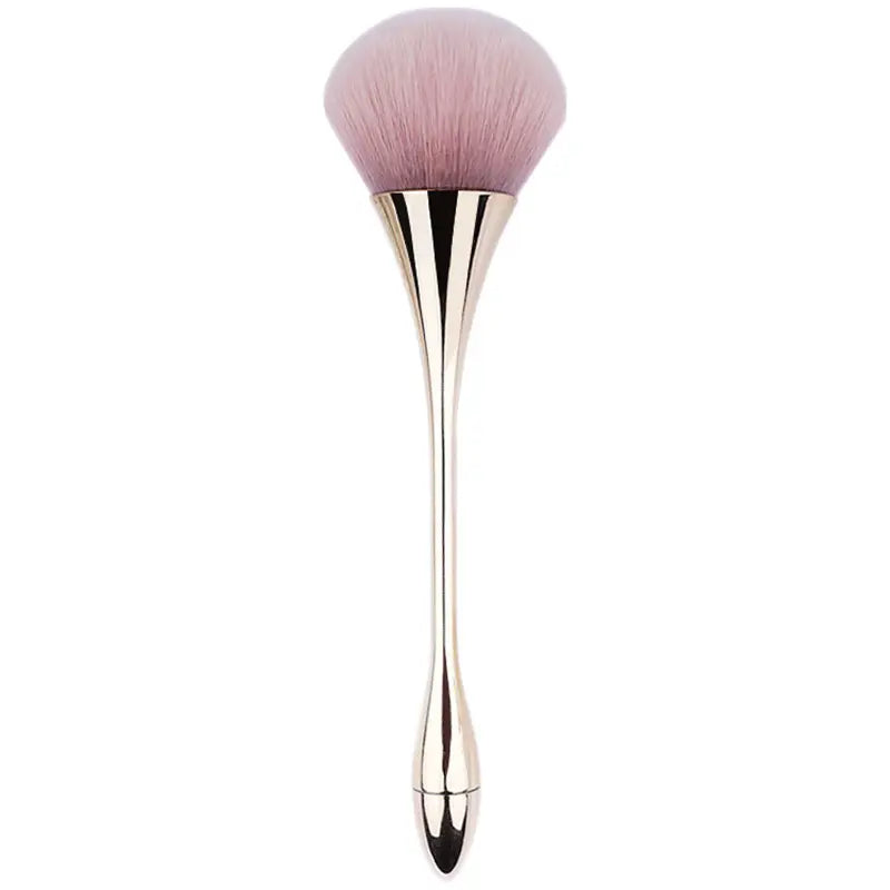 Soft Nail Dusting Brush - Goldsilver Tip