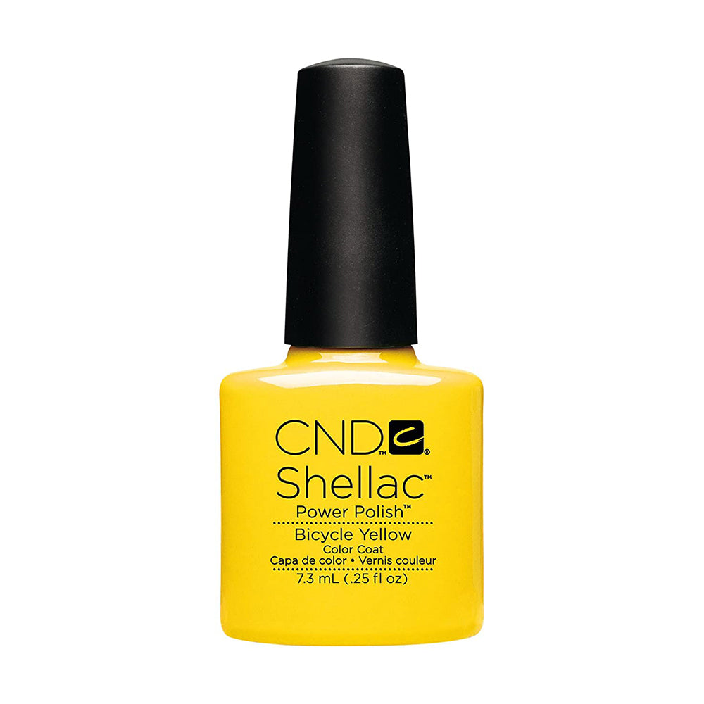 CND Shellac Gel Polish - Yellow Colors - 011 Bicycle Yellow