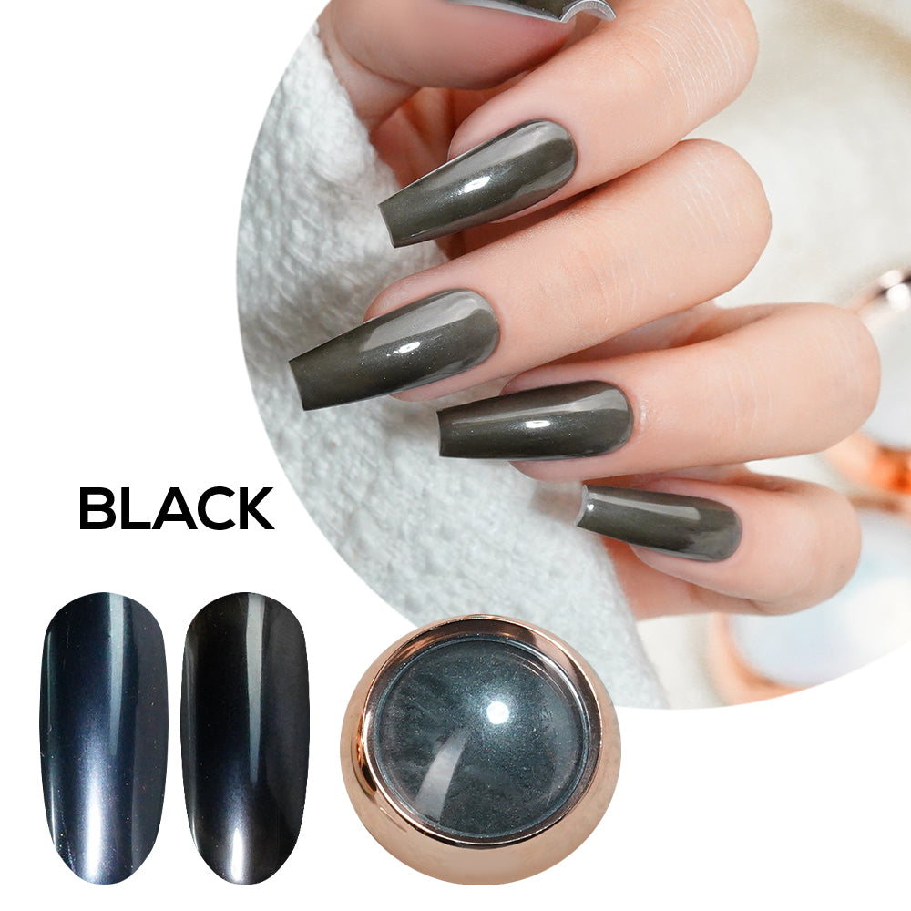  Aurora Galaxy Chrome - BLACK by Chrome sold by DTK Nail Supply