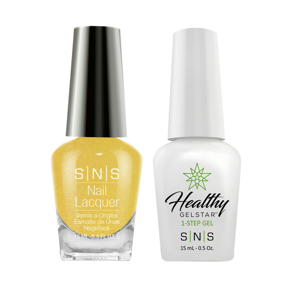  SNS Gel Nail Polish Duo - BM09 Yellow Colors by SNS sold by DTK Nail Supply