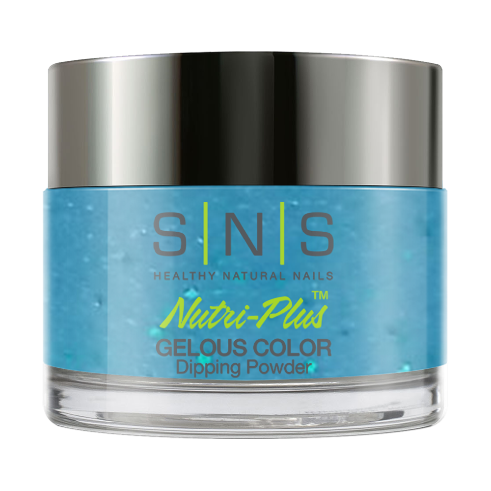  SNS Dipping Powder Nail - BM18 - Blue Glitter Colors by SNS sold by DTK Nail Supply