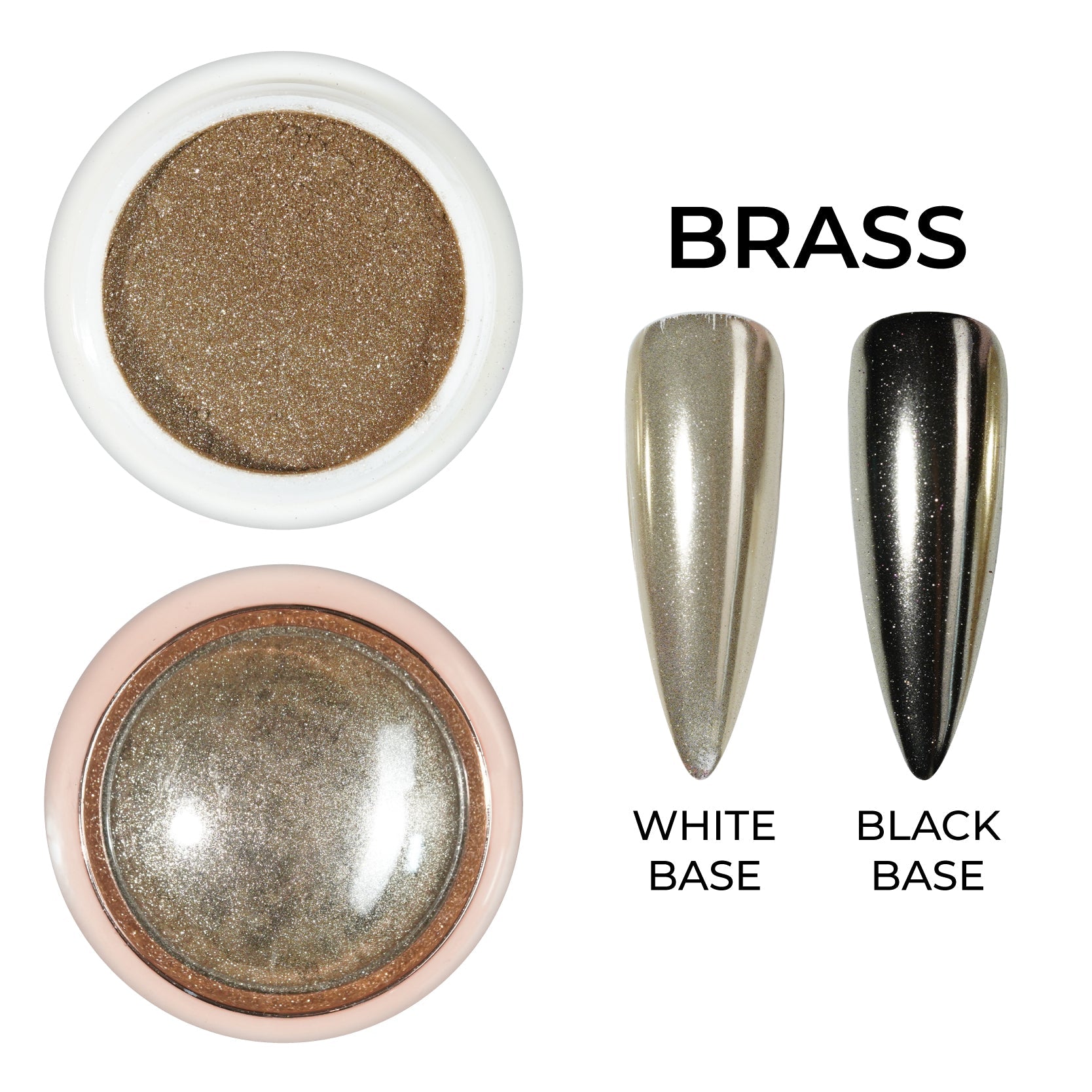 Chrome Classic Powder - Brass