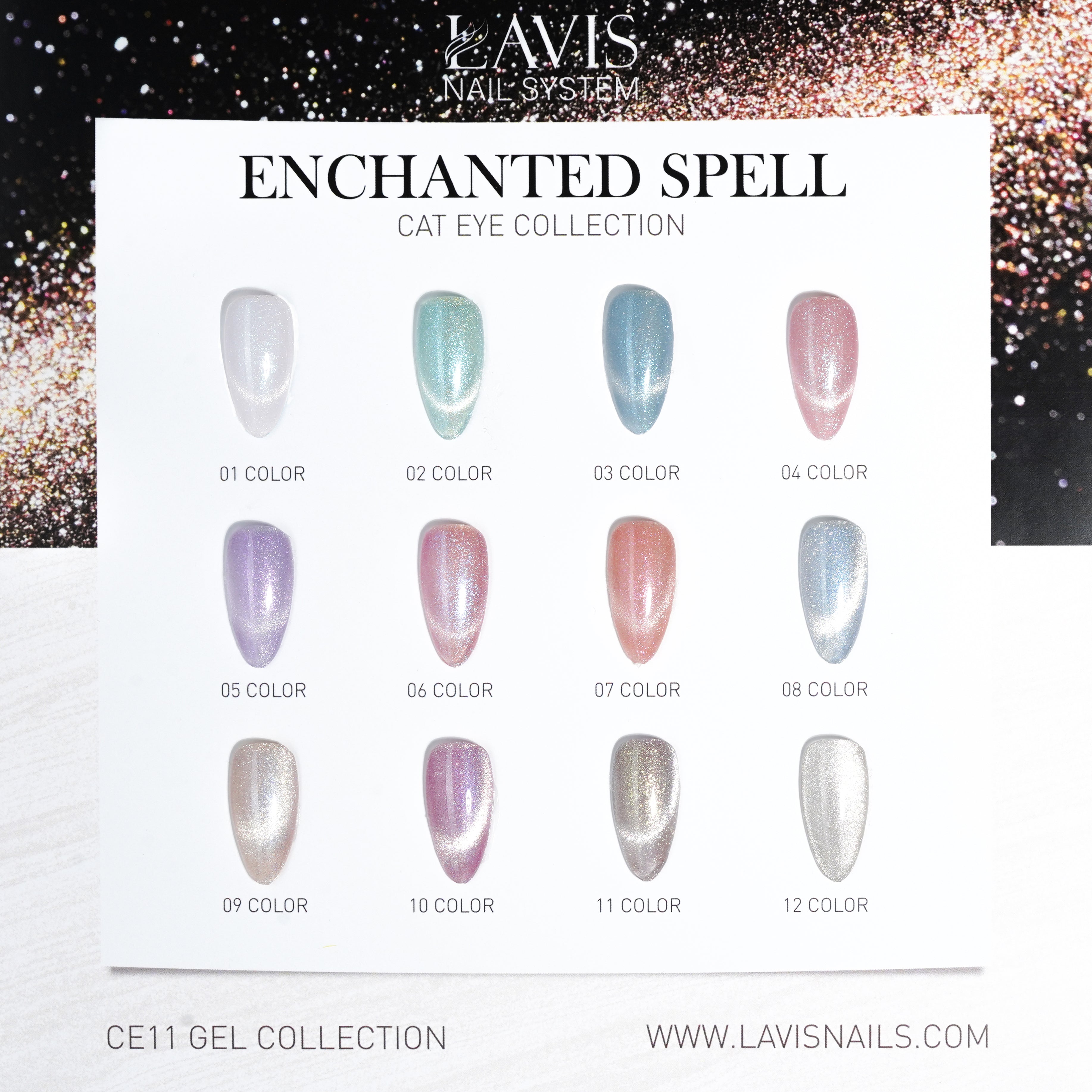 Lavis CE11 - Set 12 Colors - Enchanted Spell Collection