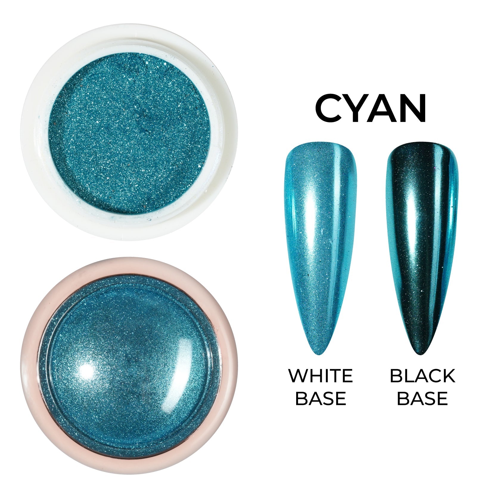 Chrome Classic Powder - Cyan