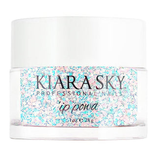 Kiara Sky Dipping Powder Nail - 638 Wild At Heart - Blue, Glitter Colors