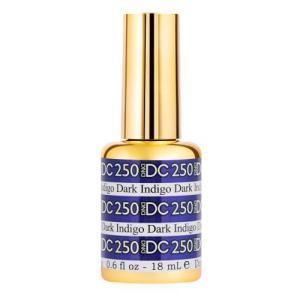  DND DC Gel Polish 250 - Glitter, Purple Colors - Dark Indigo by DND DC sold by DTK Nail Supply