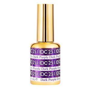  DND DC Gel Polish 251 - Glitter, Purple Colors - Dark Purple by DND DC sold by DTK Nail Supply