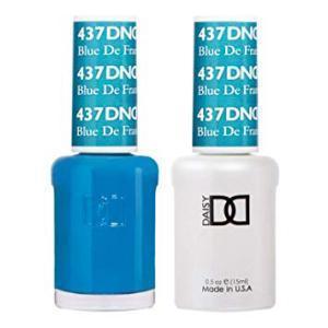 DND Gel Nail Polish Duo - 437 Blue Colors - Blue De France