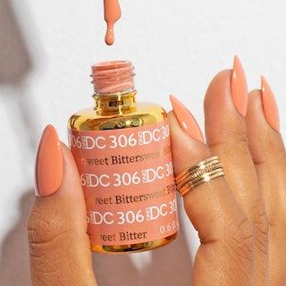 DND DC Gel Nail Polish Duo - 306 Blush Colors - Bittersweet