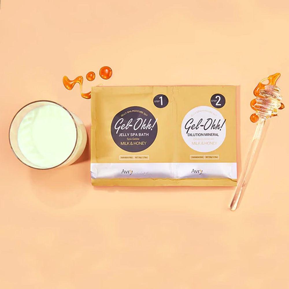 AVRY BEAUTY - Gel-Ohh! Jelly Spa Bath - Milk & Honey