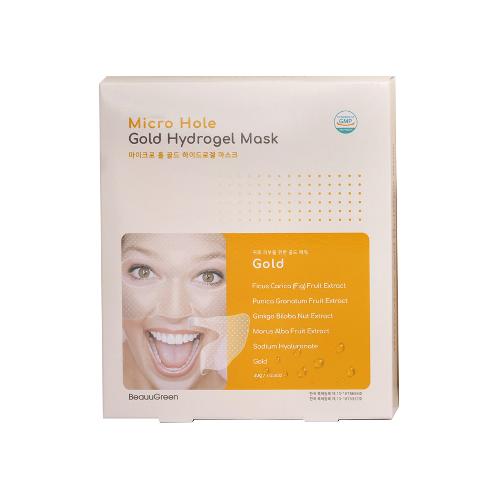 BEAUUGREEN - Micro Hole Gold Hydrogel Mask