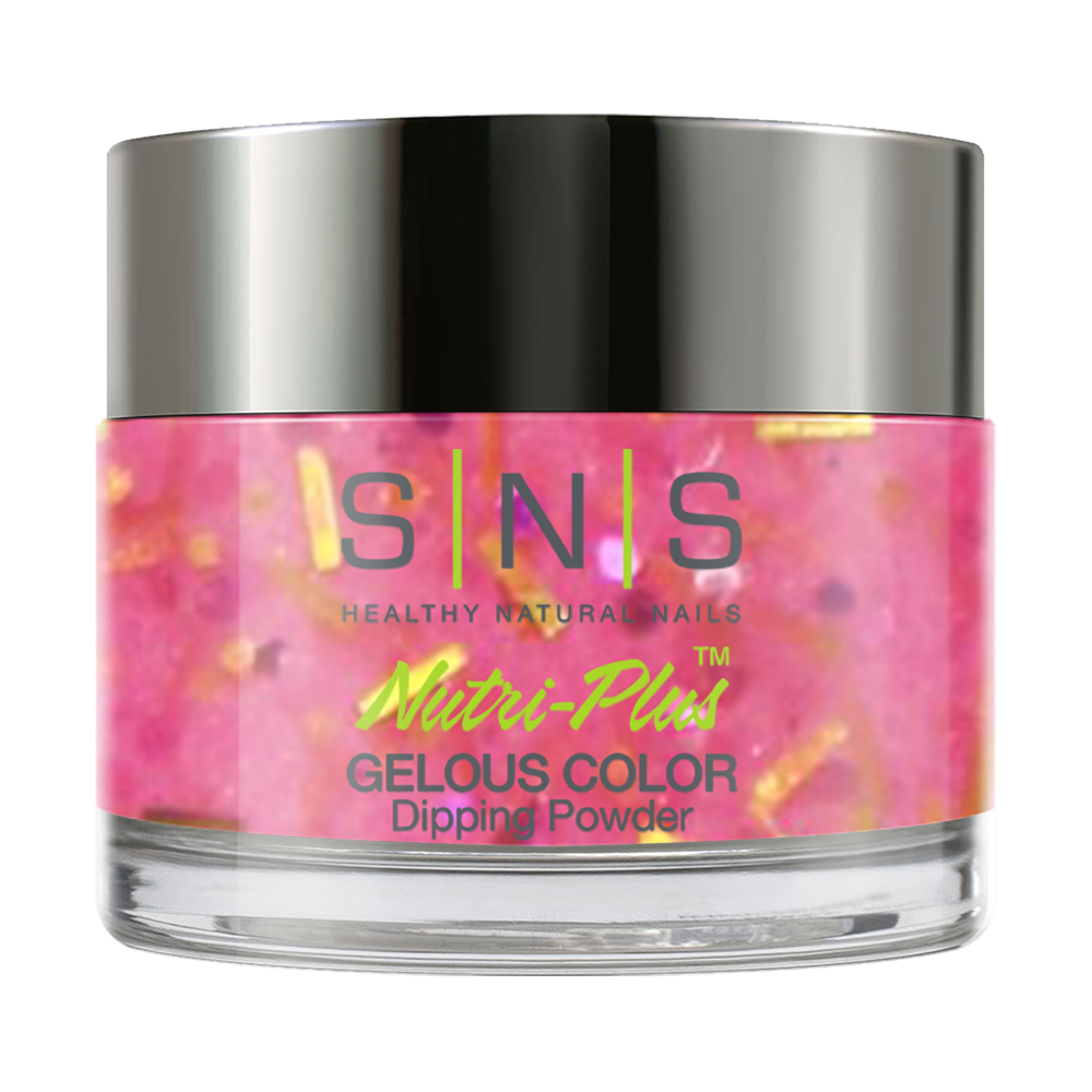  SNS Dipping Powder Nail - HD06 - Pink Glitter Colors by SNS sold by DTK Nail Supply