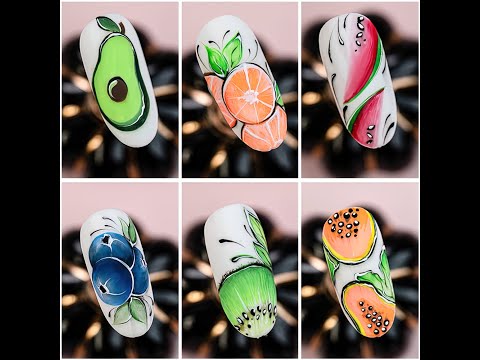 LDS - 06 (ver 2) Orange - Line Art Gel Nails Polish Nail Art