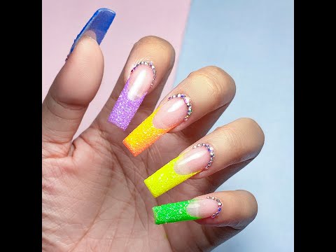 LDS - 07 (ver 2) NeonYellow - Line Art Gel Nails Polish Nail Art