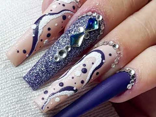 LDS - 15 - Line Art Gel Nails Polish Nail Art