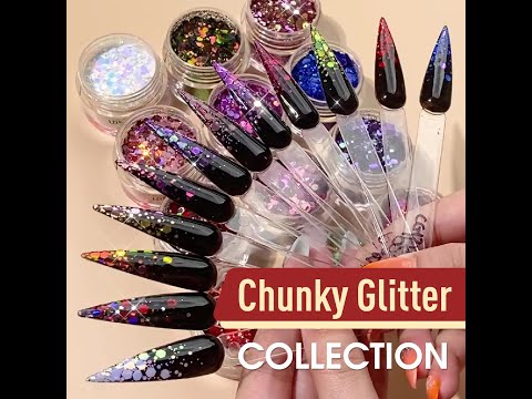 LDS Acrylic Powder Glitter Nail Art - Chunky Glitter DCG04