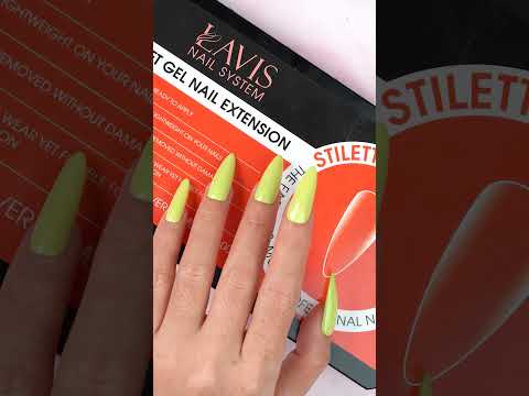 LAVIS - Stiletto Long Nail Tips (Full Cover)