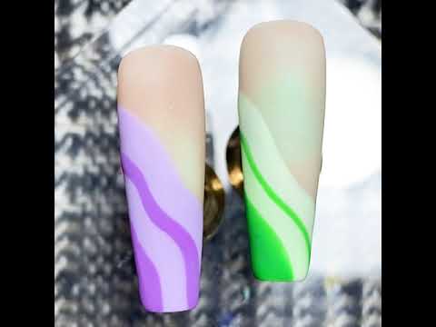 LDS - 10 - Line Art Gel Nails Polish Nail Art