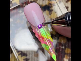LDS - 03 (ver 2) Pastel Pink - Line Art Gel Nails Polish Nail Art