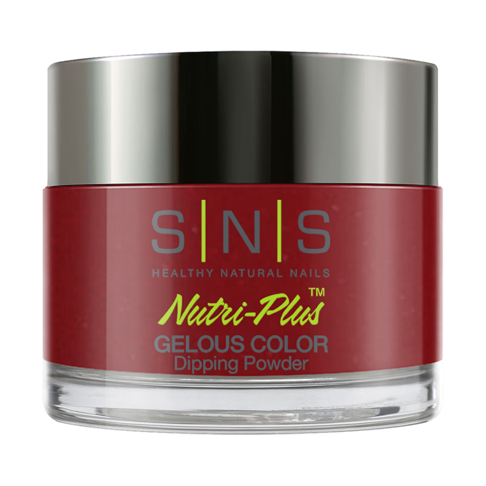  SNS Dipping Powder Nail - IS06 Homecoming Queen - Red Glitter Colors by SNS sold by DTK Nail Supply