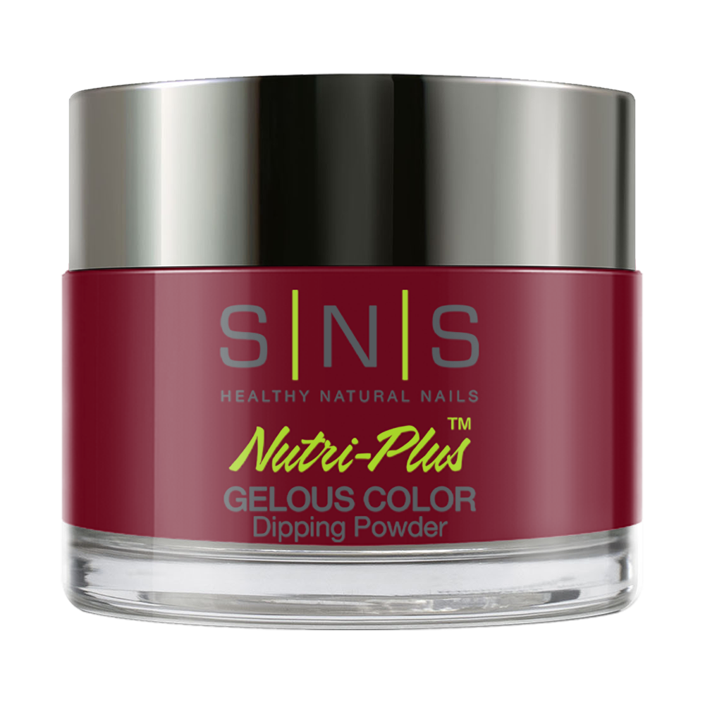  SNS Dipping Powder Nail - IS10 Red Red Wine - Red Colors by SNS sold by DTK Nail Supply